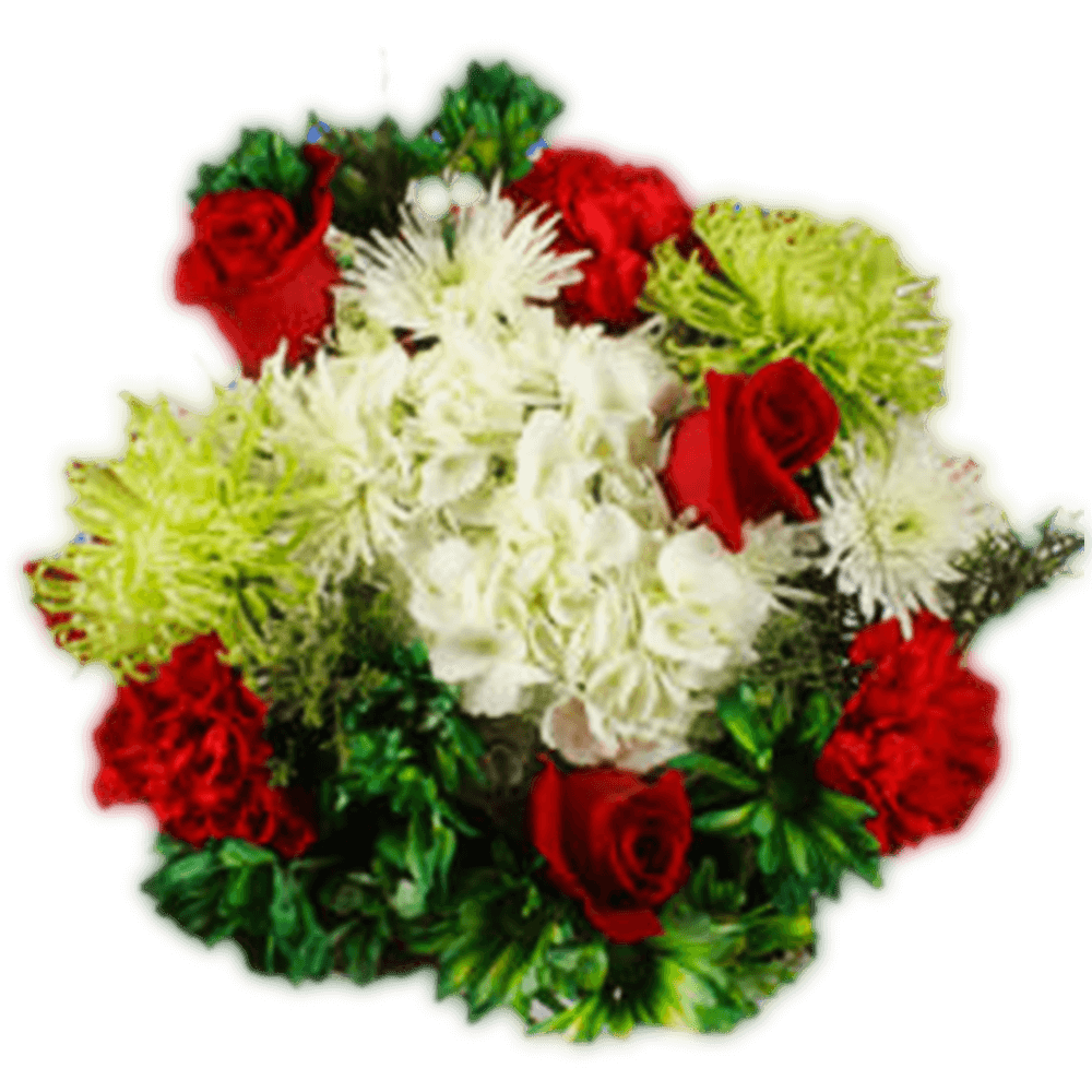 Christmas Bouquets Red White Green Flowers Next Day Delivery