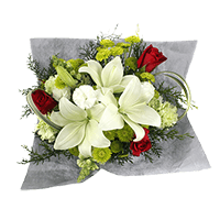 (HB) Christmas Bqt Magical Winter 10 Bouquets For Delivery to Hershey, Pennsylvania