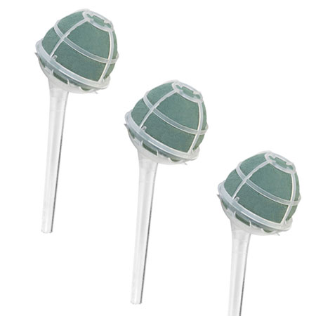 Medium WEDDING BELLE&#174; Clear Slant Handle Bouquet Holders