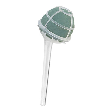 Medium WEDDING BELLE&#174; Clear Slant Handle Bouquet Holders