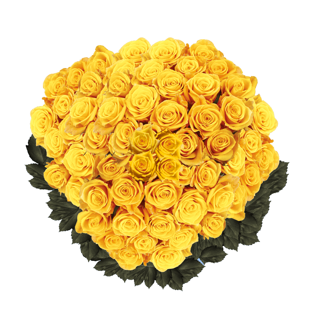 Dark Yellow Online Roses