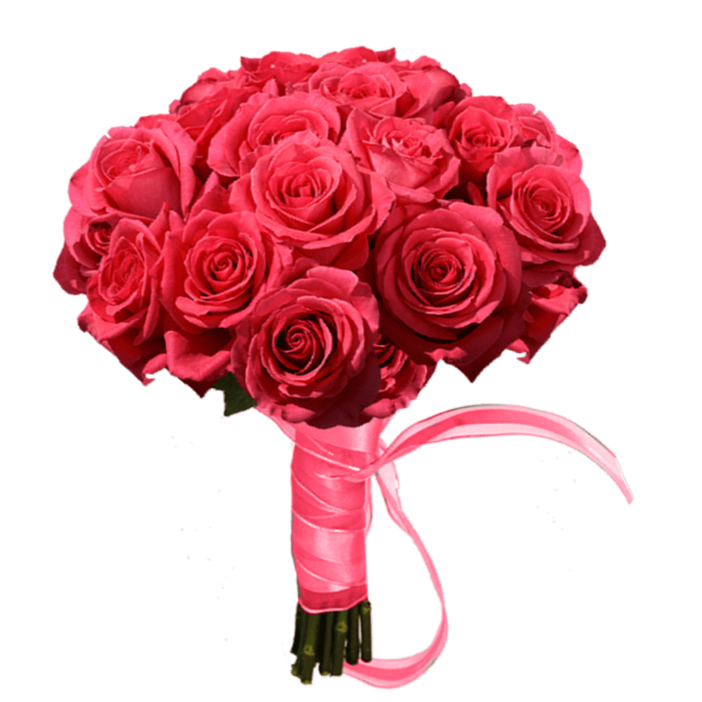 Elegant Long Bouquet Roses