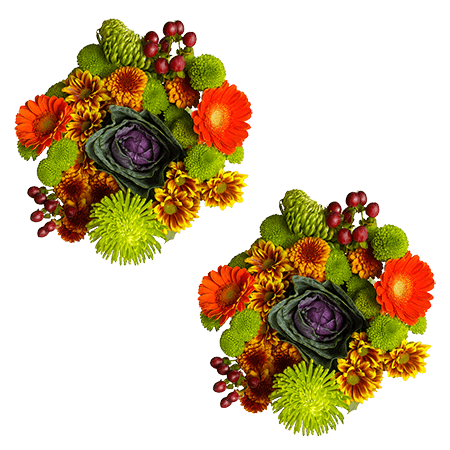 (OC) Fall Flower Arrangement Hen 2 Bqt