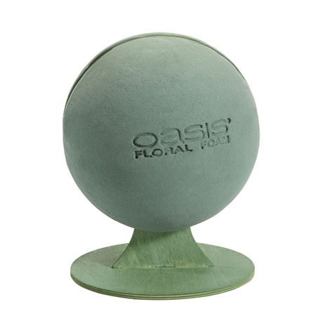 (OASIS) Oasis Floral Foam Sphere with Stand - 11-1860