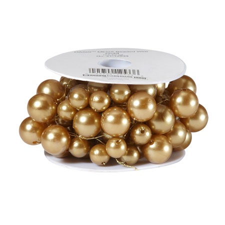 (OASIS) Oasis Mega Beaded Wire, Gold - 41-12533
