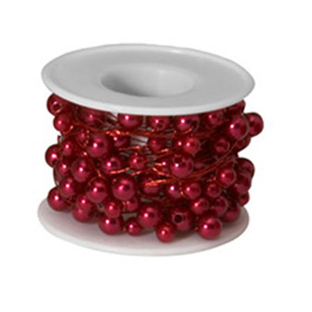 (OASIS) Oasis Beaded Wire, Red - 2736