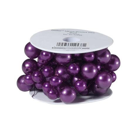 (OASIS) Mega Beaded Wire Purple -41-12539