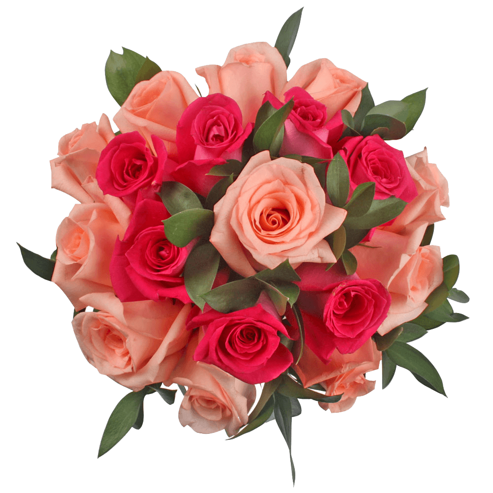 Flower Centerpiece Ideas Arrangements of Dark and Light Pink Roses