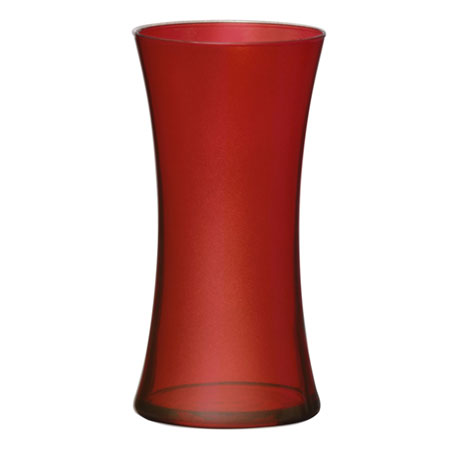 (OASIS) Gathering Vase, Translucent Red - 45-09940