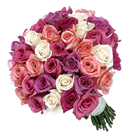 (DUO) Bridal Bqt 26 Roses 3 Colors Your Choice For Delivery to Hanover, Pennsylvania