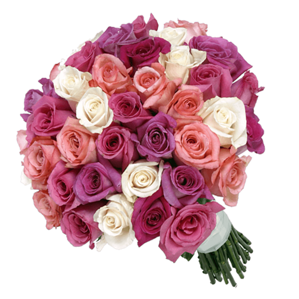 Gorgeous Your Choice Of Rose Colors Bridal Bouquet