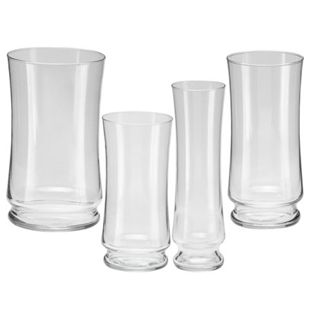 Grace Clear Vases Choose Your Quantity