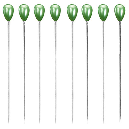 (OASIS) Lomey Teardrop Corsage Pin, Apple Green - 41-00997