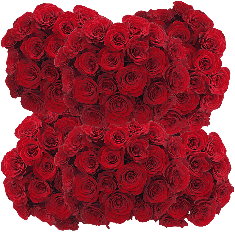 Hearts Red Roses Flowers For Sale