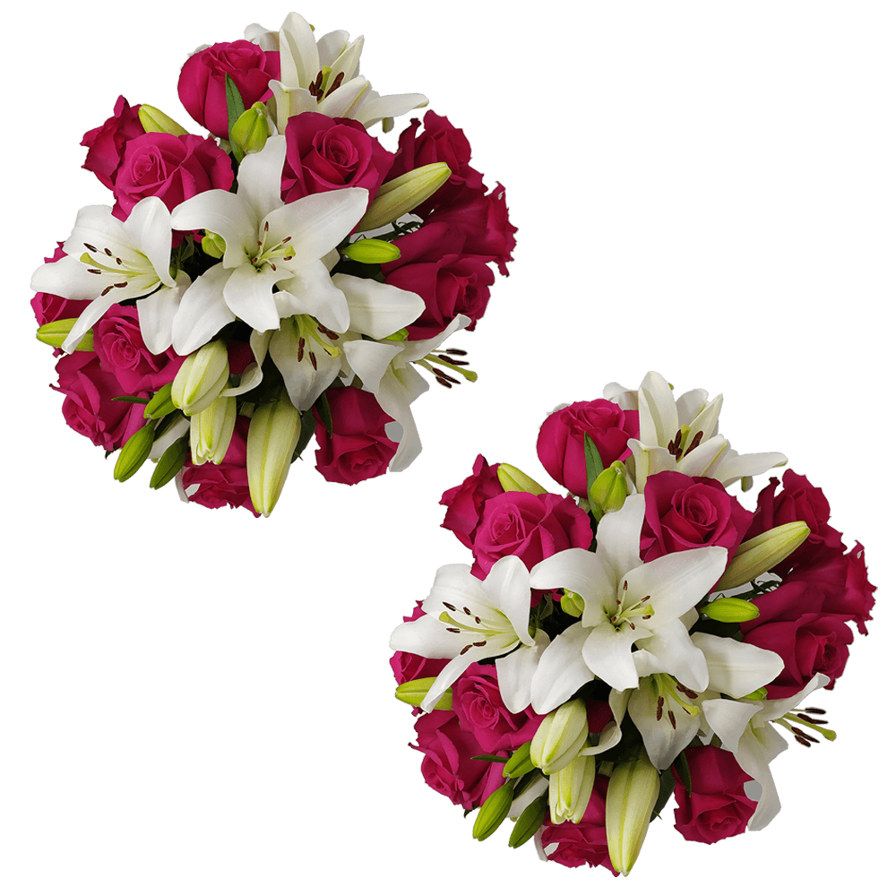 Spectacular Bqt Hpink White Qty For Delivery to Elizabethtown, Kentucky