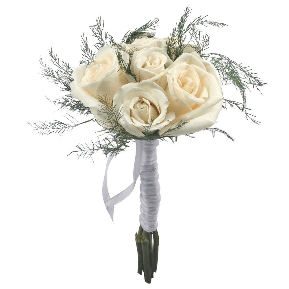 Ivory Green Small European Bouquet Online For Sale