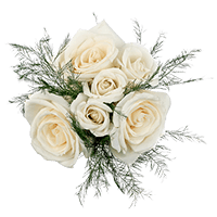 (QB) CP Ivory Rose Green Tree Spray Rose 8 Centerpieces For Delivery to Battle_Creek, Michigan