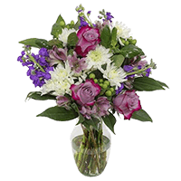 Lavender Serenity Mday Vase Arrangement For Delivery to North_Carolina