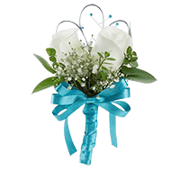 (BD x 2) Corsages : RECIPE #1 For Delivery to Bossier_City, Louisiana