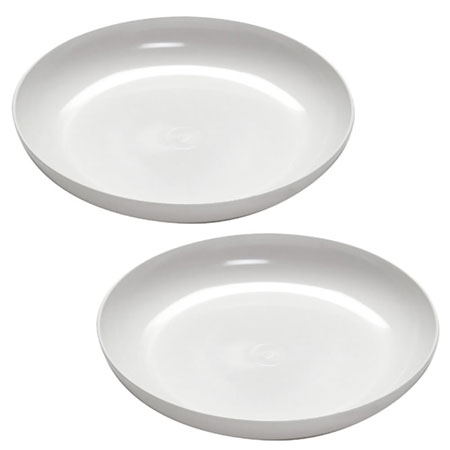 (OASIS) LOMEY Designer Dish, 9 White CS X 12 / 45-01412-CASE