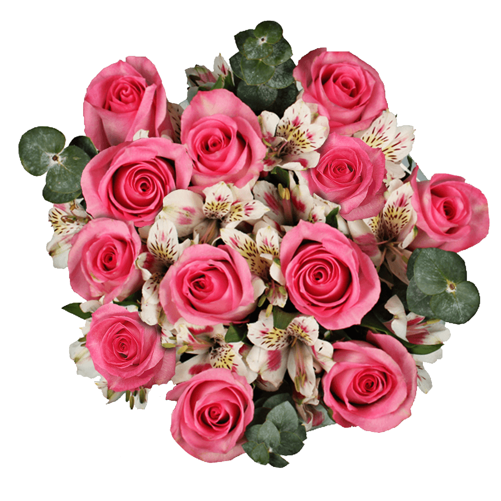 Online Pink and White Grandiose Bouquet Next Day Delivery