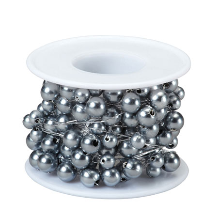 OASIS&#8482; Single Silver Beaded Wire