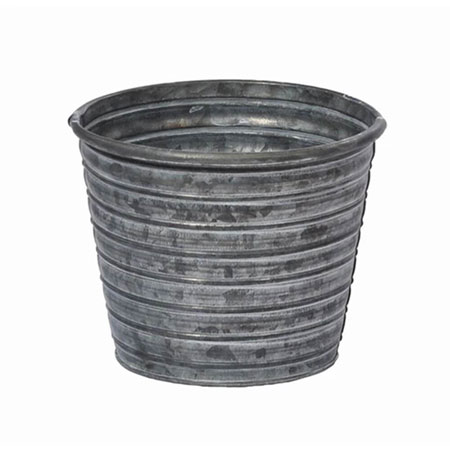 (OASIS) Tin Pot, 5-1/2 Galvanized CS X 12 / 45-22015-CASE