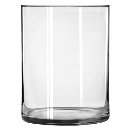 2 (8&quot;  ) Clear Wide Cylinders