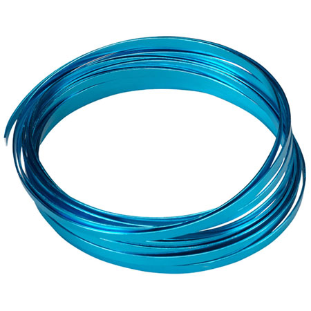 (OASIS) 3/16 Oasis Flat Wire, Turquoise - 40-02780
