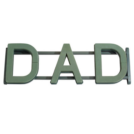 (OASIS) Floral Frame, Dad 1 X PK / 11-01071-PACK