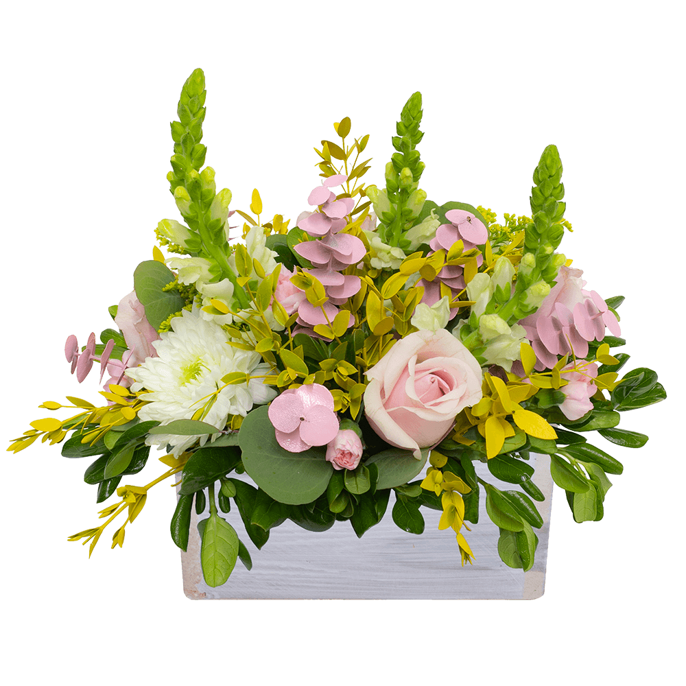 Pink and Peach Foam Arrangements for Easter
