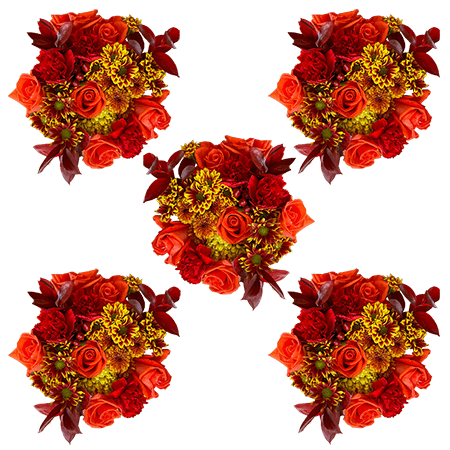 (HB) Arrangement Turkey Bqt 15 Bouquets