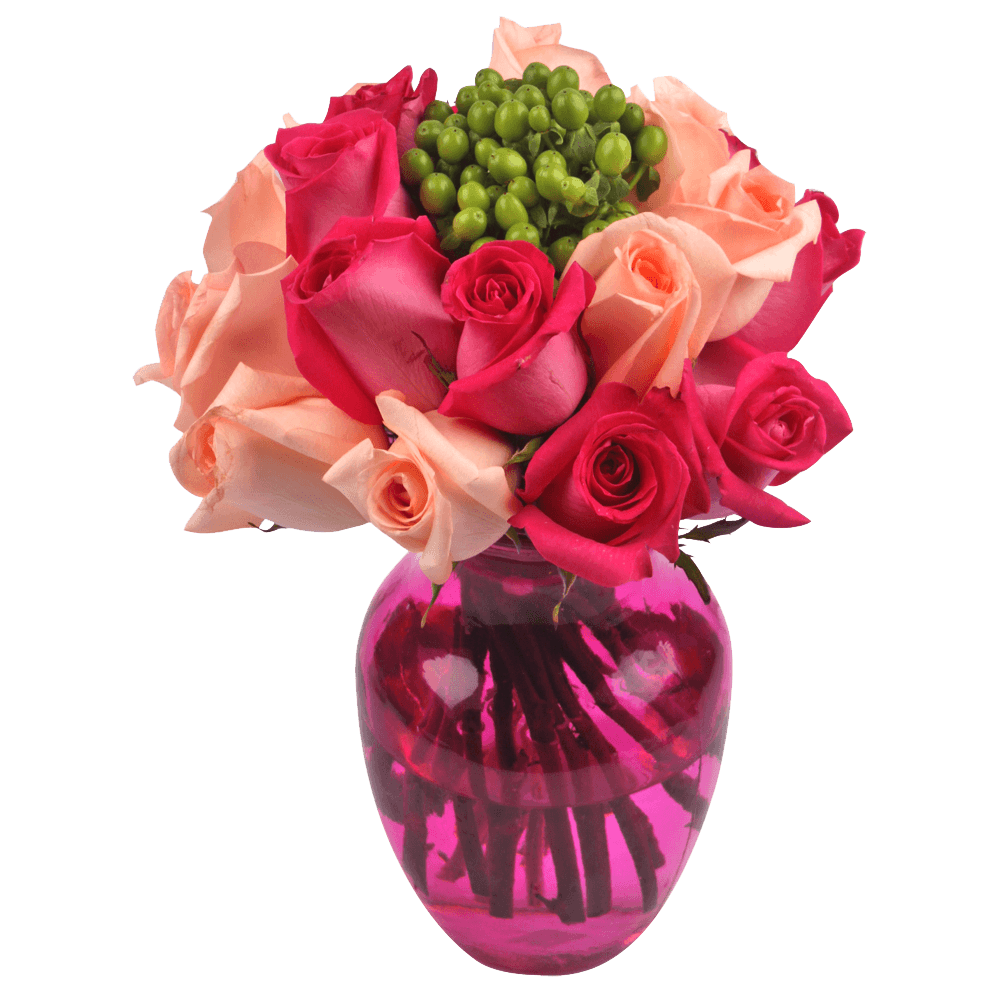 Hot Pink Centerpiece, Beautiful Hot Pink Vase, Hot Pink Wedding  Centerpieces, Hot Pink Party Decorations, Hot Pink Birthday Gift 