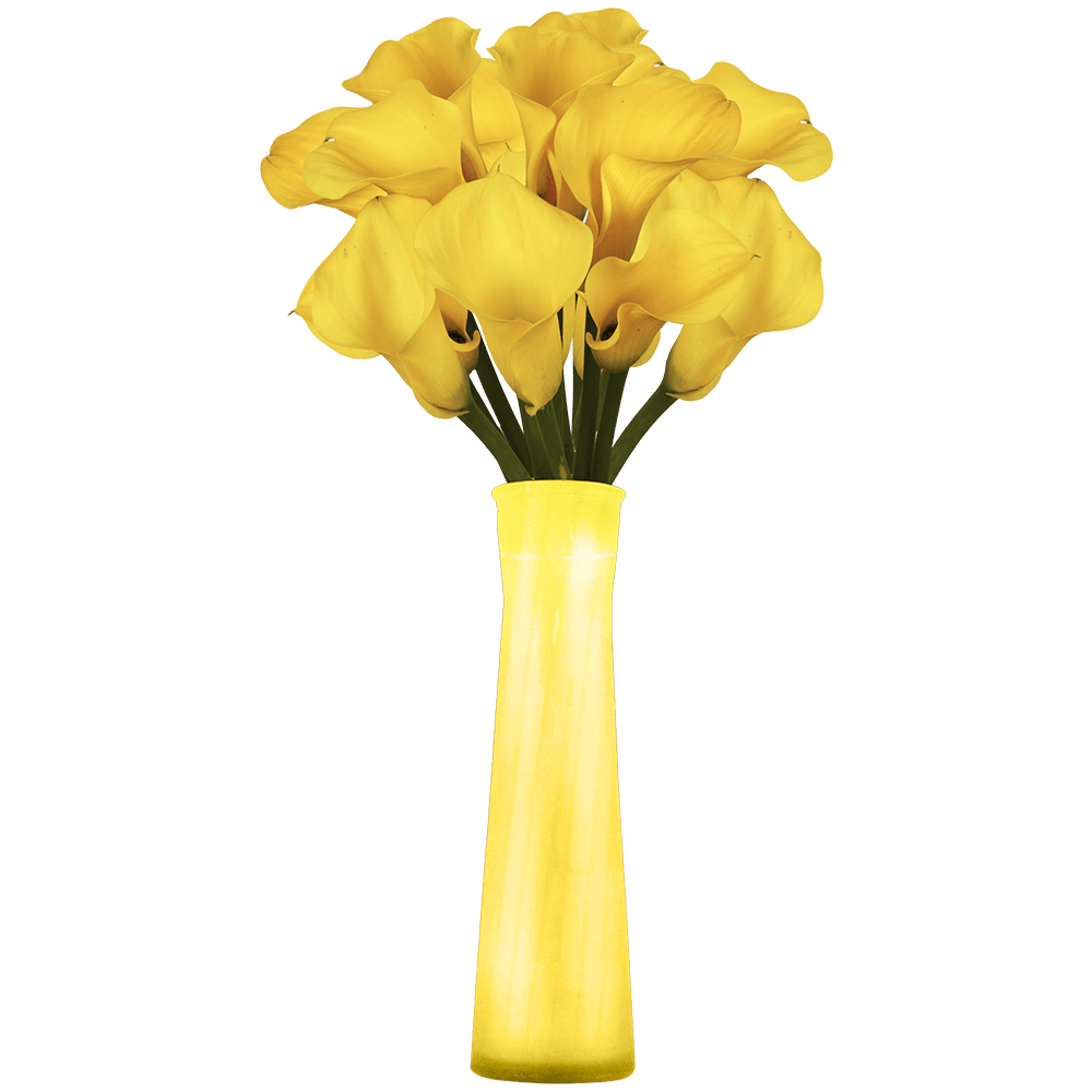 Calla Lily | Chunky Mix Iridescent Yellow Glitter