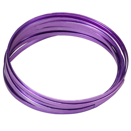 (OASIS) 3/16 Oasis Flat Wire, Purple - 40-02776