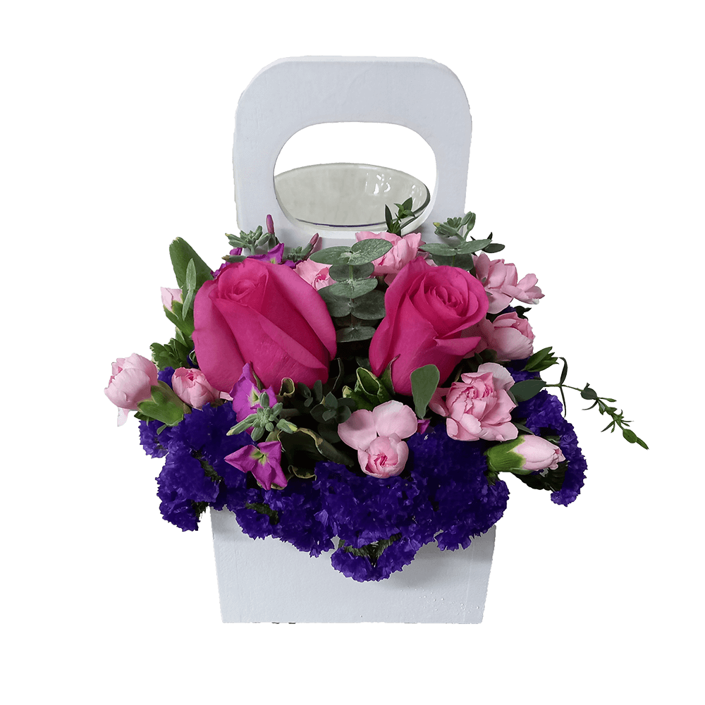 Purple Flower Bouquet for Mothers Day