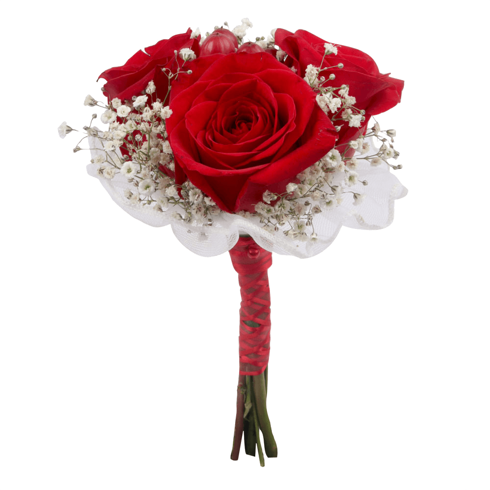 Red Roses Bridal Flowers Fresh Flower Centerpieces