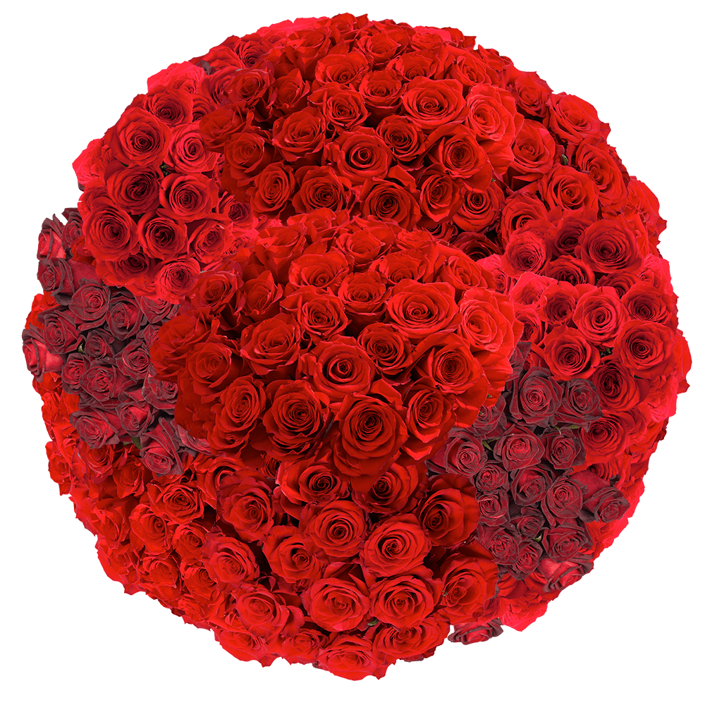 Choose Your Quantity of Solid Red Color Roses For Delivery to Traverse_City, Michigan