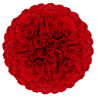 (4HB) 1000 Rose Sht Red 40 Bunches For Delivery to Troy, New_York