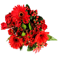 (HB) Arrangement Red Fall Flowers For Delivery to Rock_Springs, Wyoming