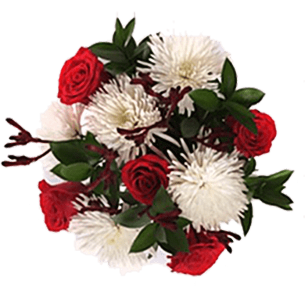 Red White Centerpieces Wedding Supplies Table Decor Roses Mums
