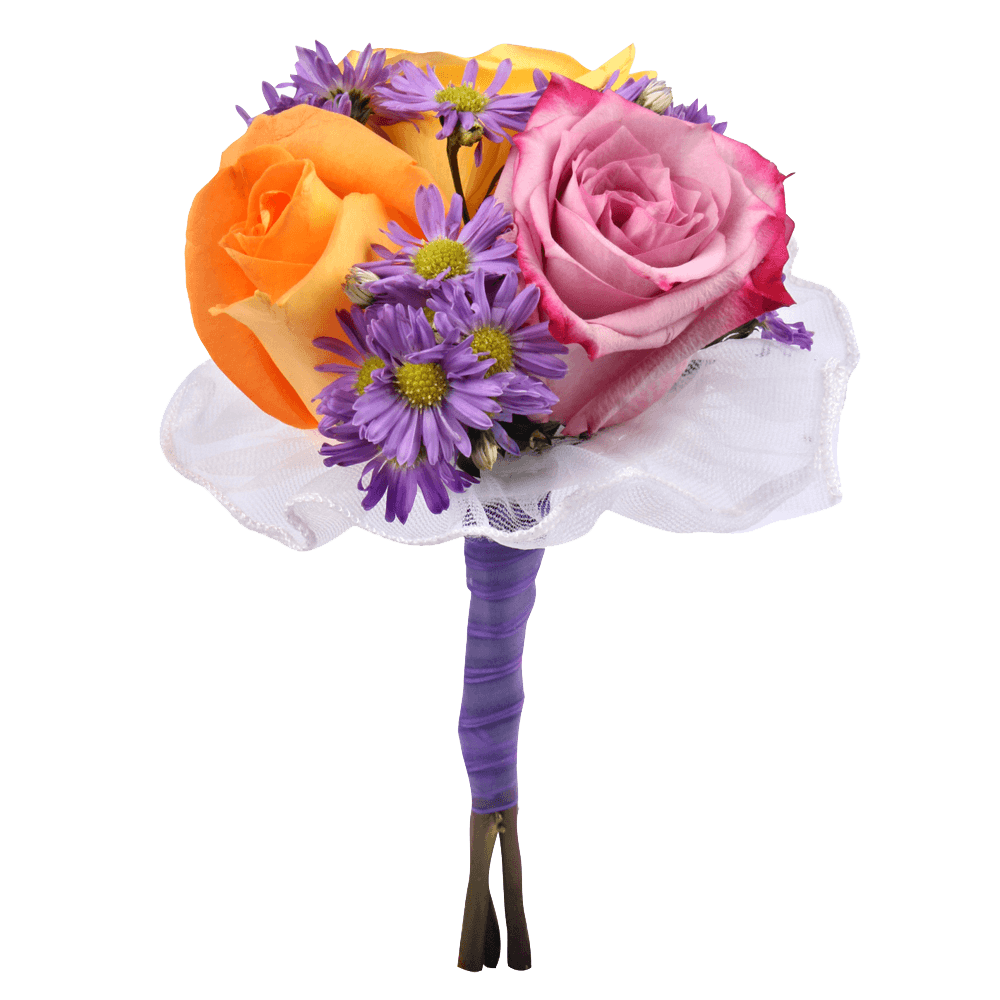 Roses Aster Bouquets for Weddings Cheap Rose Bouquets