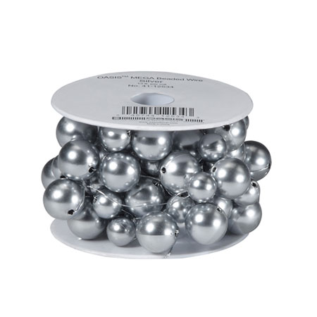 OASIS&#8482; Silver Mega Beaded Wires