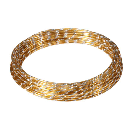 (OASIS) Diamond Wire, Gold, 12 ga,32.8 ft. roll 1 X PK / 40-12580-PACK