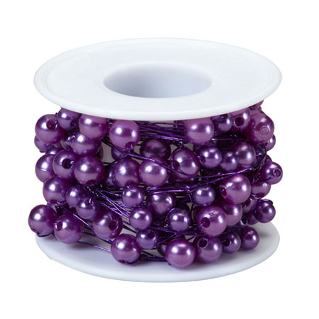 (OASIS) Beaded Wire Purple -41-02743