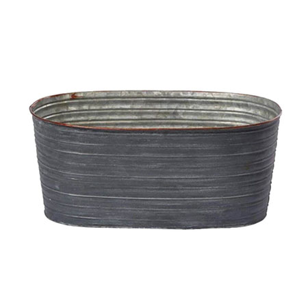 (OASIS) Tin Oval, 12 Slate CS X 9 / 45-22027-CASE