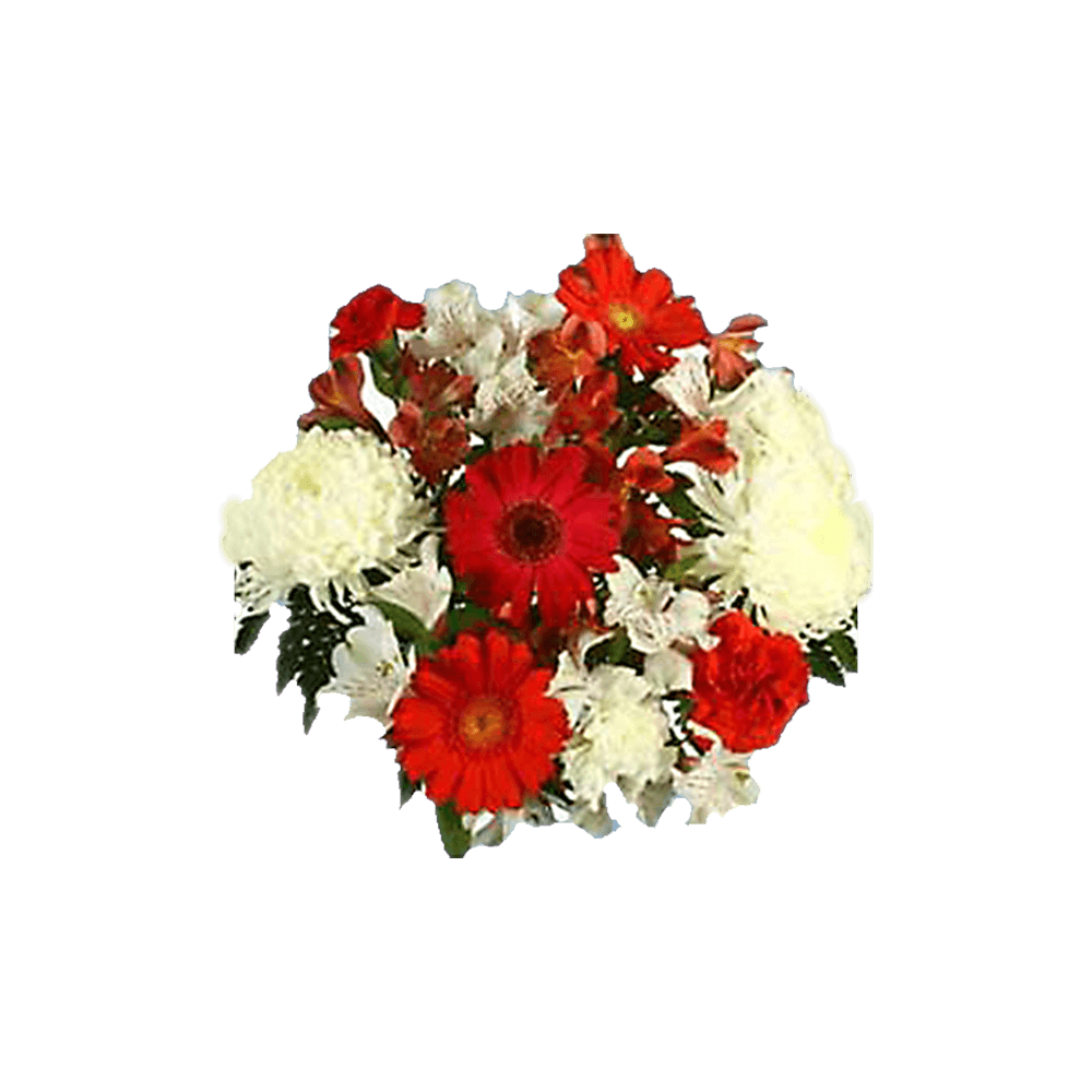 Wedding Floral Arrangements Red and White Flower Centerpieces