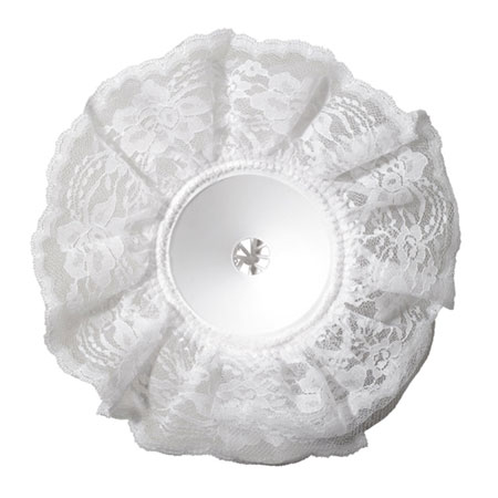 (OASIS) 6 Lomey White Lace Collar Bqt - 0801
