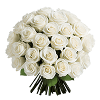 (OC) Roses Sht White 2 Bunches For Delivery to Hillsborough, North_Carolina