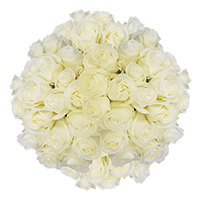 (QB) Rose Sht White 4 Bunches For Delivery to Pikeville, Kentucky